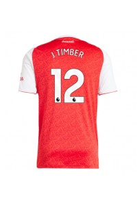 Arsenal Jurrien Timber #12 Jalkapallovaatteet Kotipaita 2025-26 Lyhythihainen